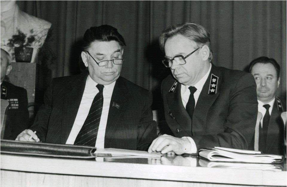 Александр Сухарев в Генеральной прокуратуре СССР с Рекунковым
