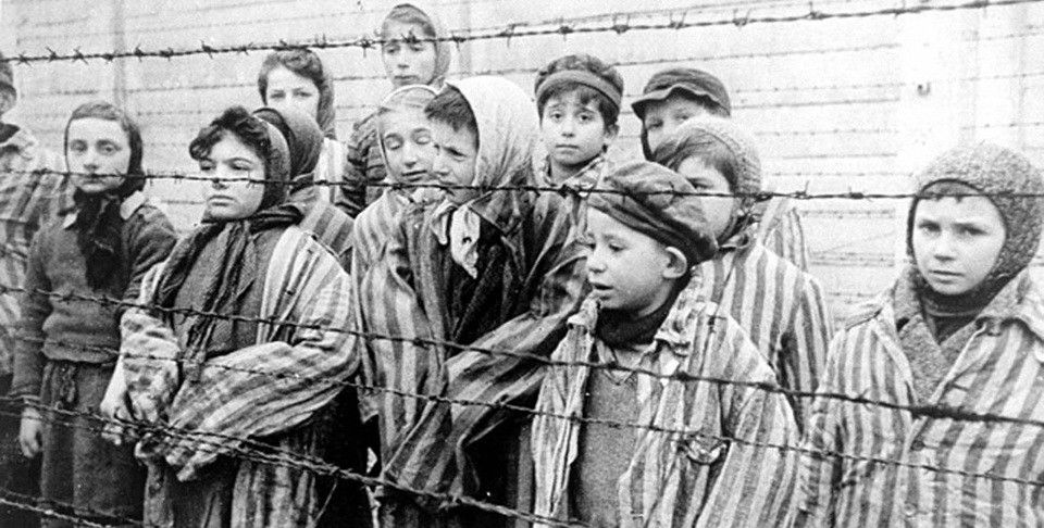 Дети в Освенциме