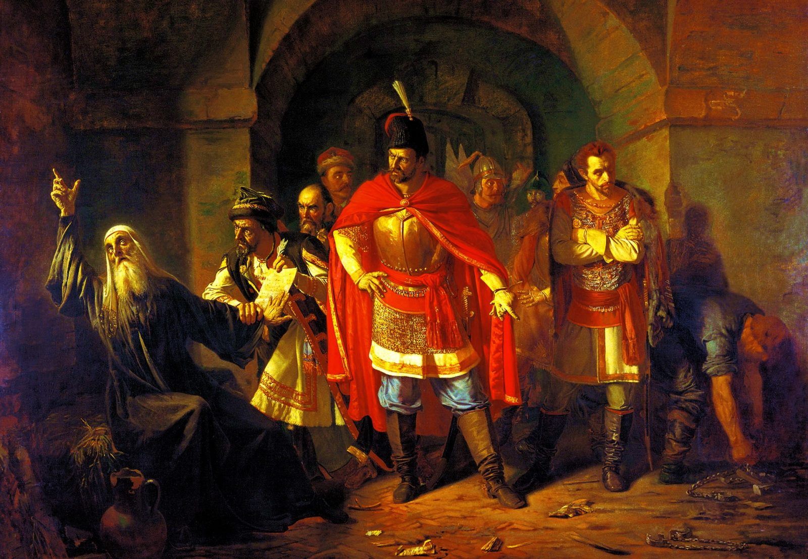 Павел Чистяков: «Патриарх Гермоген в темнице отказывается подписать грамоту поляков» (1860 г.)...