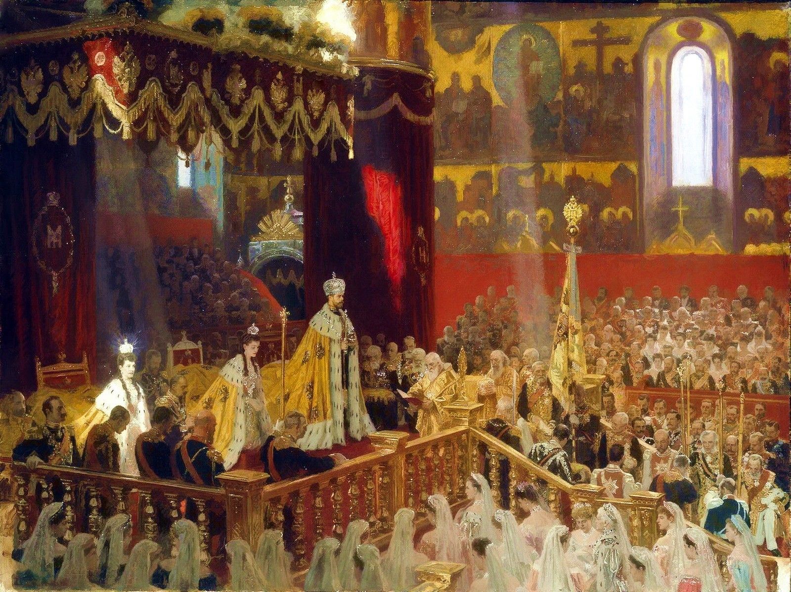 Торжественная коронация Николай II и Александры Федоровны