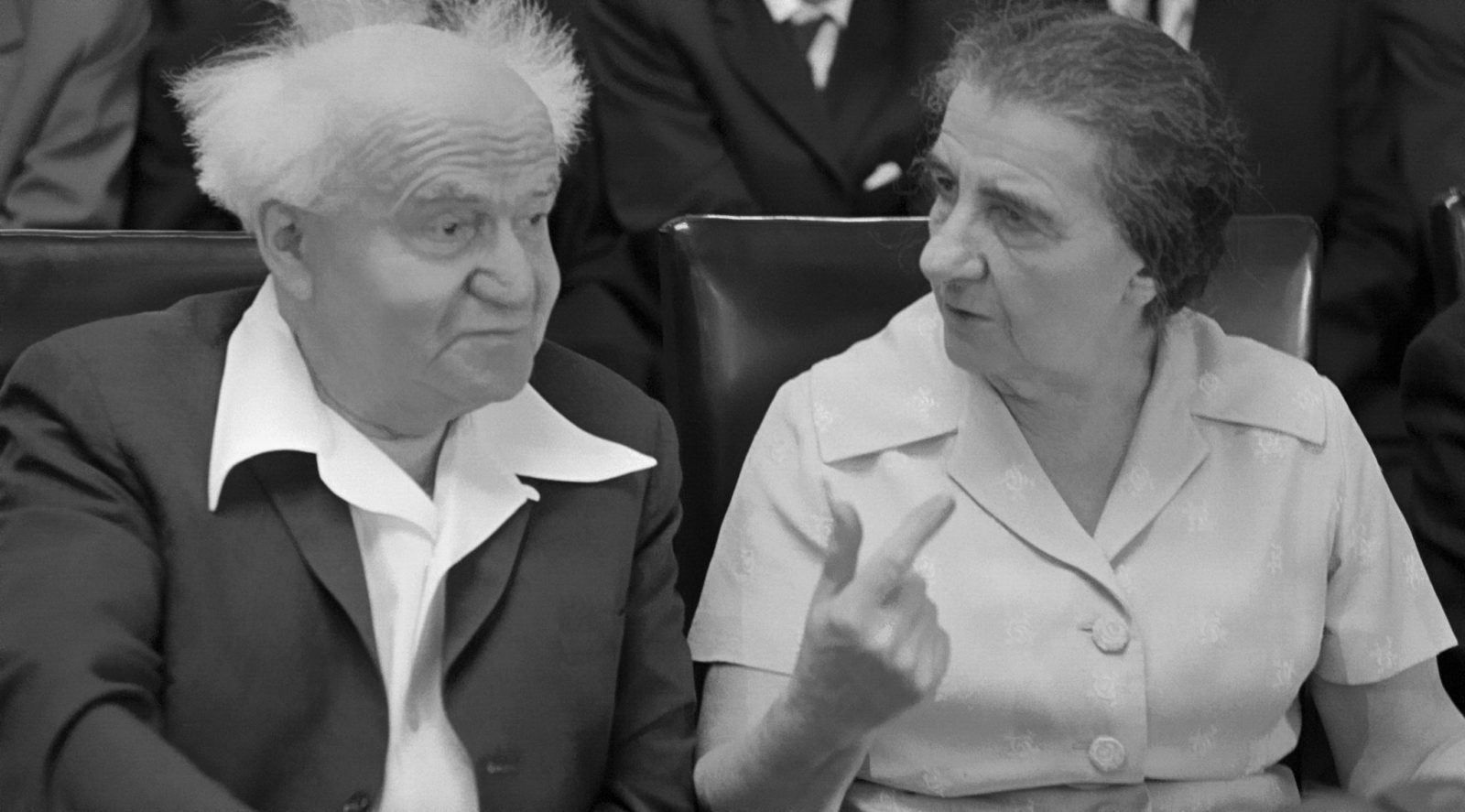 Давид Бен-Гурион и Голда Меир, июль 1963 года