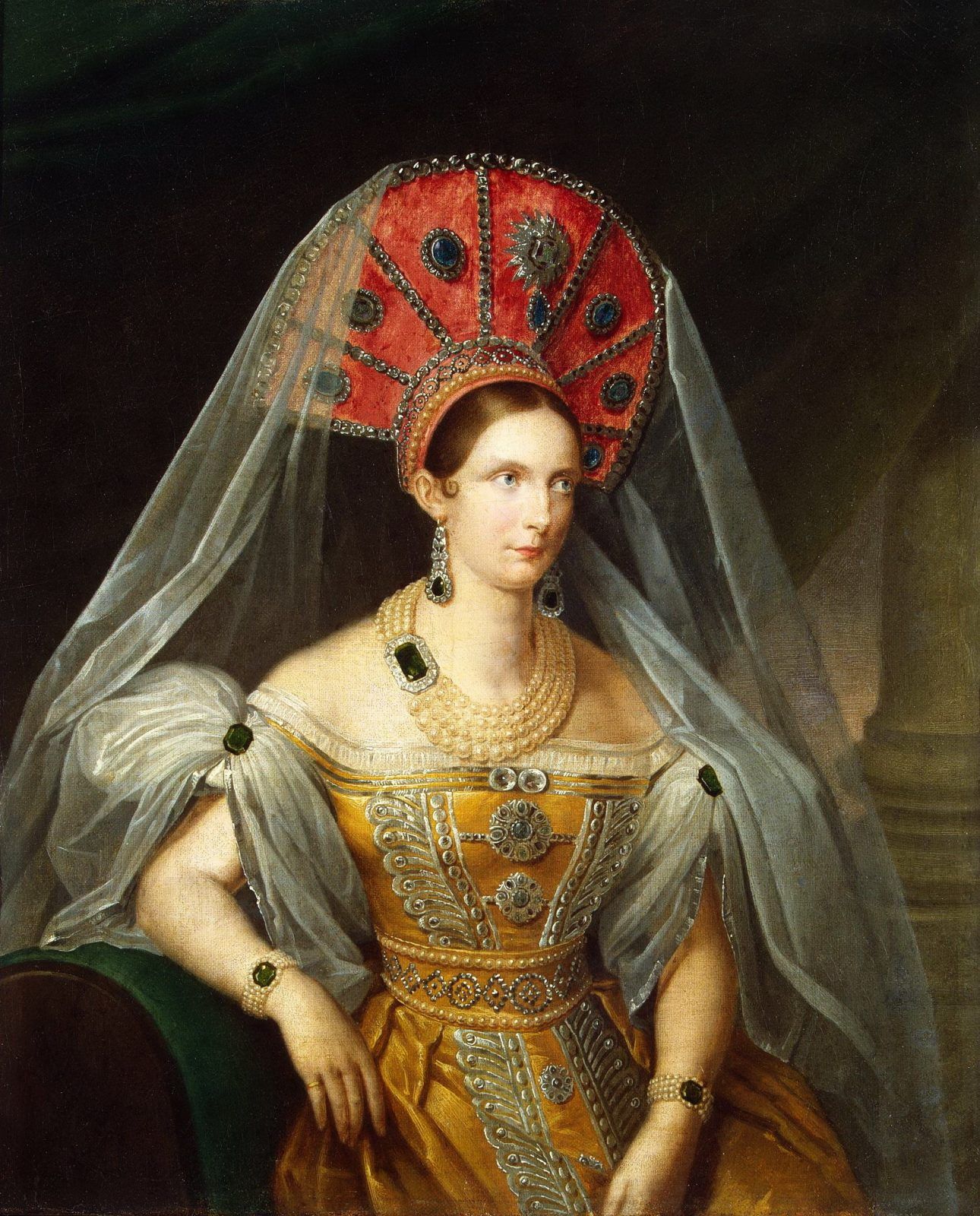Императрица Александра Фёдоровна Романова (1836, A.Malyukov, Hermitage)
