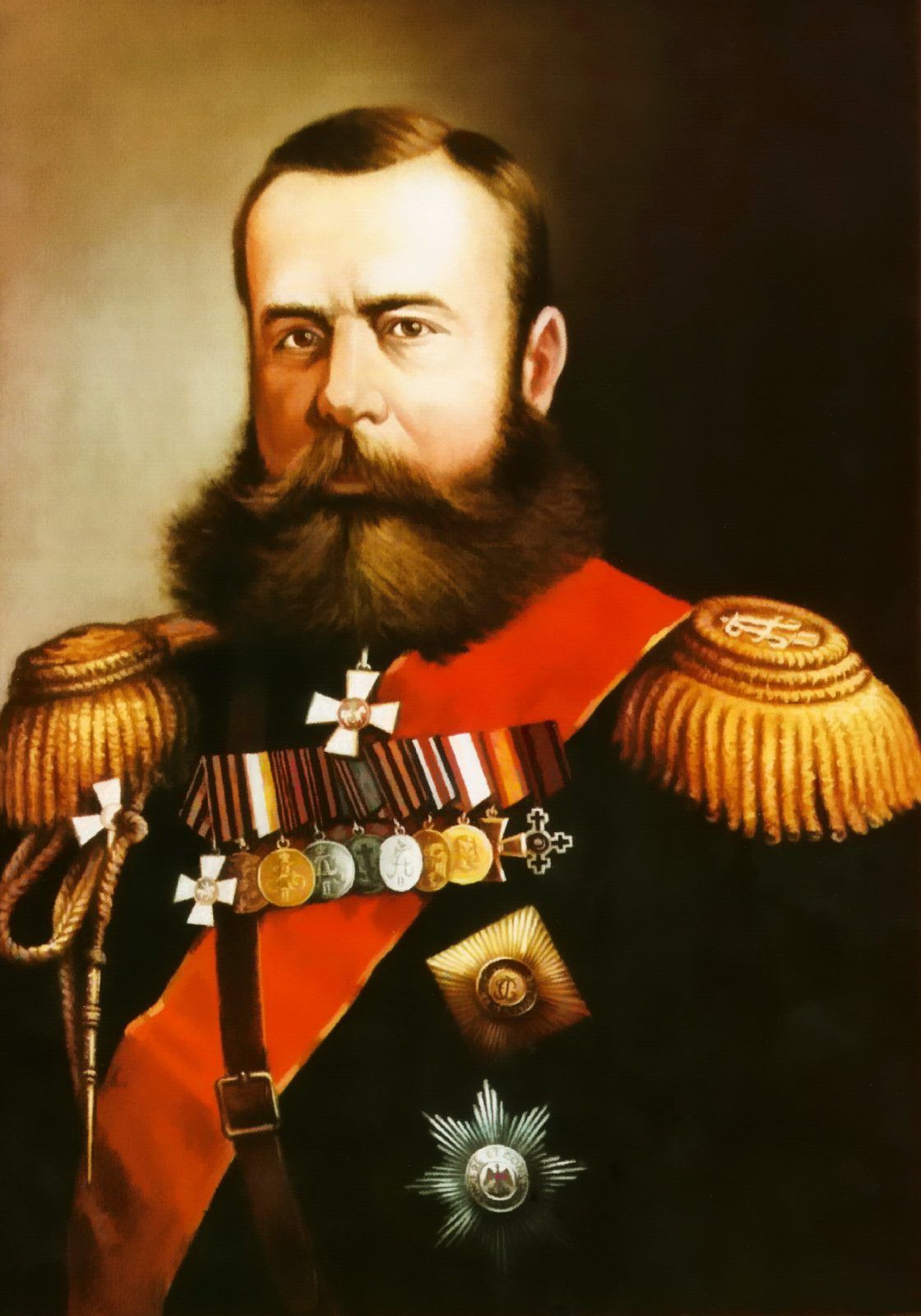 Портрет генерала М.Д. Скобелева