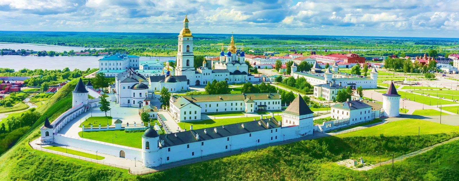 Тобольск — имперская столица Сибири. Панорама Тобольского кремля