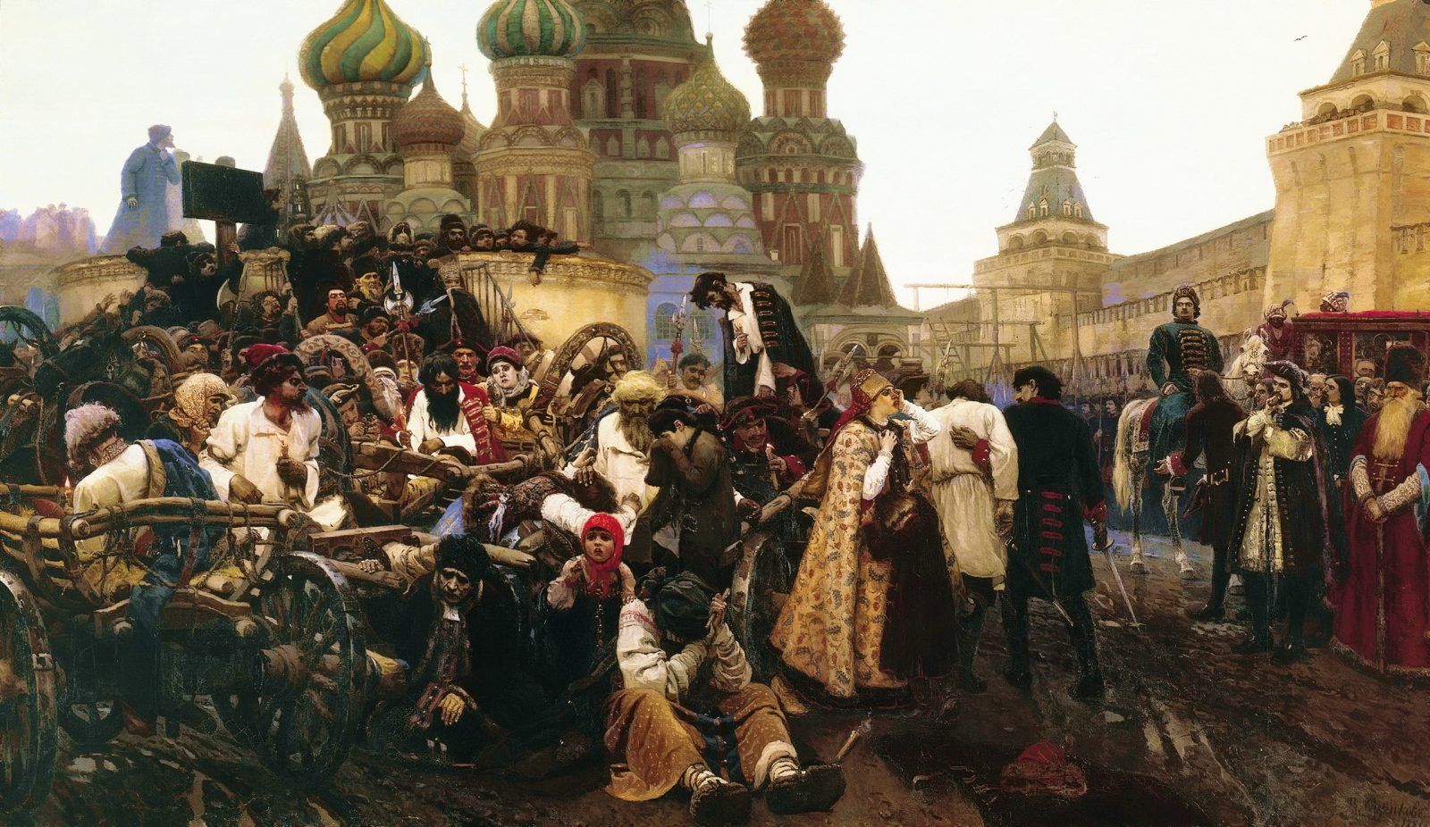 Василий Иванович Суриков. «Утро стрелецкой казни» (1881).