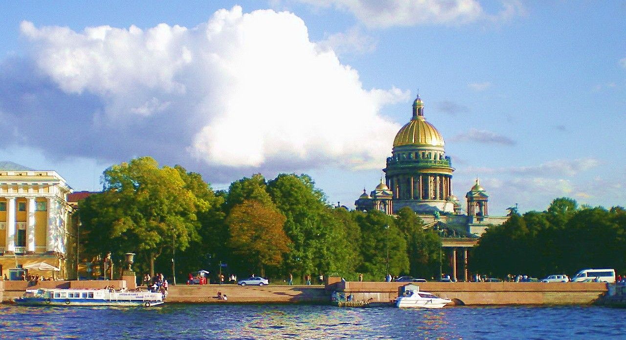 Как овладеть искусством мудреца?.. Санкт-Петербург, вид на Александровский сад и Неву