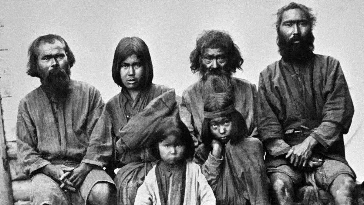 Айны — представители коренного населения острова Сахалин
