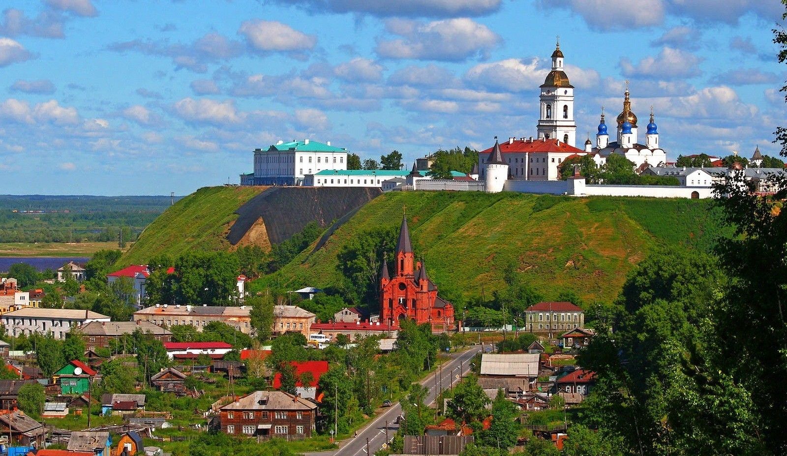 Тобольск. Панорама Тобольского кремля